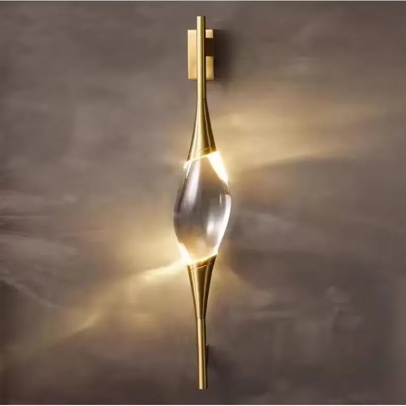Led Lighting Wall Decor - New Design Modern Full Copper Gold