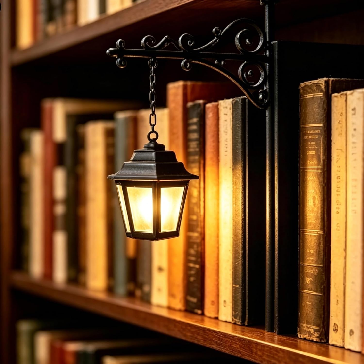 Bookshelf Lamp Library Lantern - Lighting Decor Home review and price