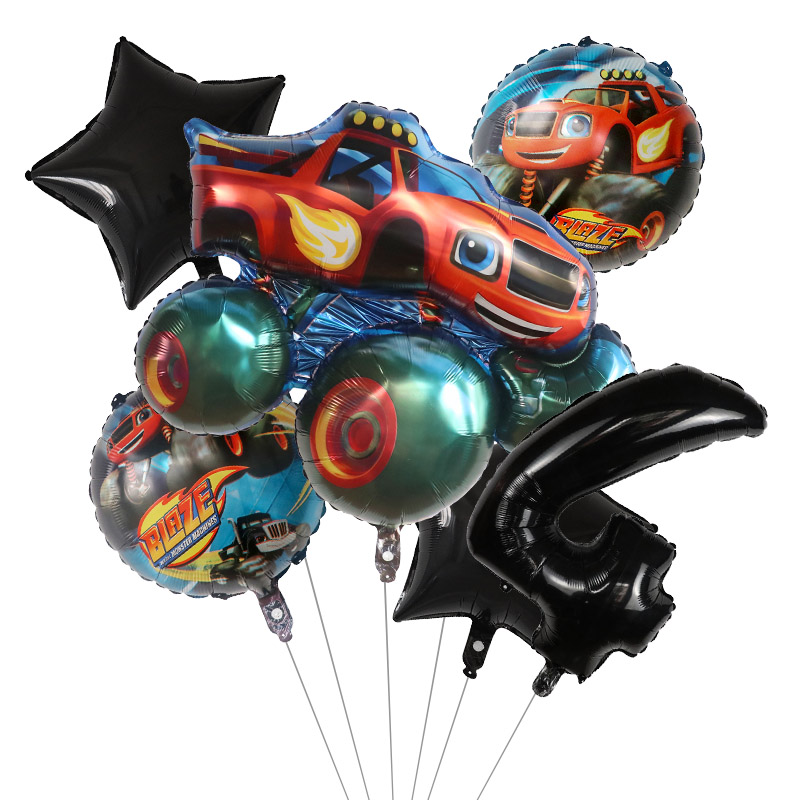 1set Blaze Monster Foil Balloo - Lighting Mcqueen Decor review and price
