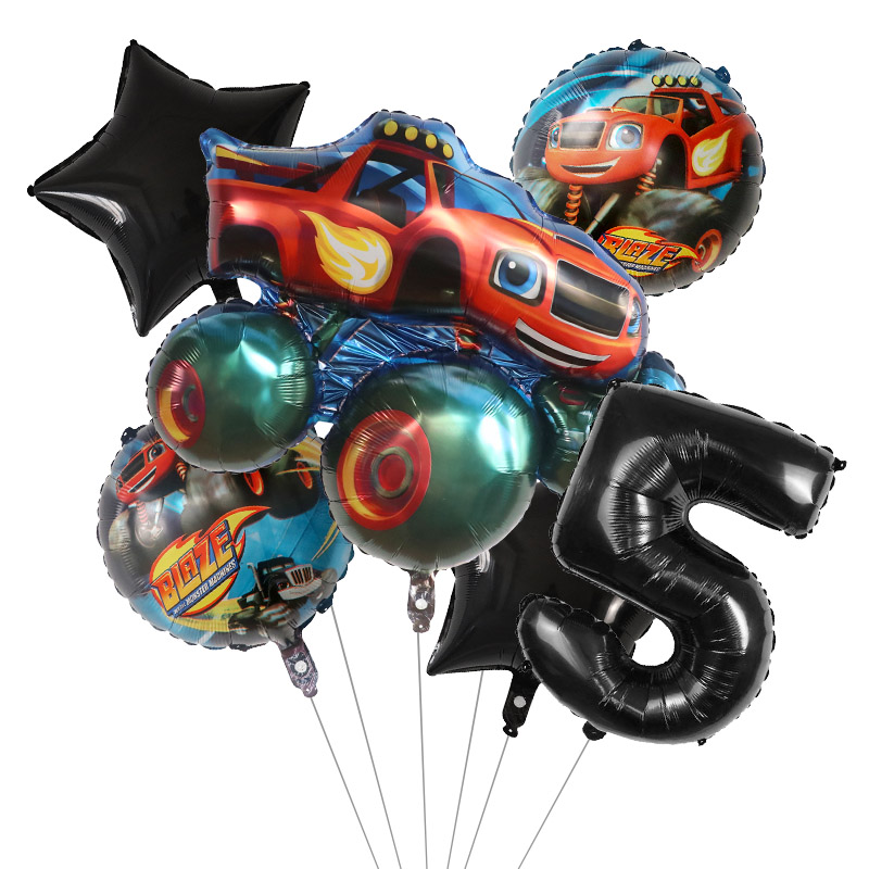 1set Blaze Monster Foil Balloo - Lighting Mcqueen Decor review and price