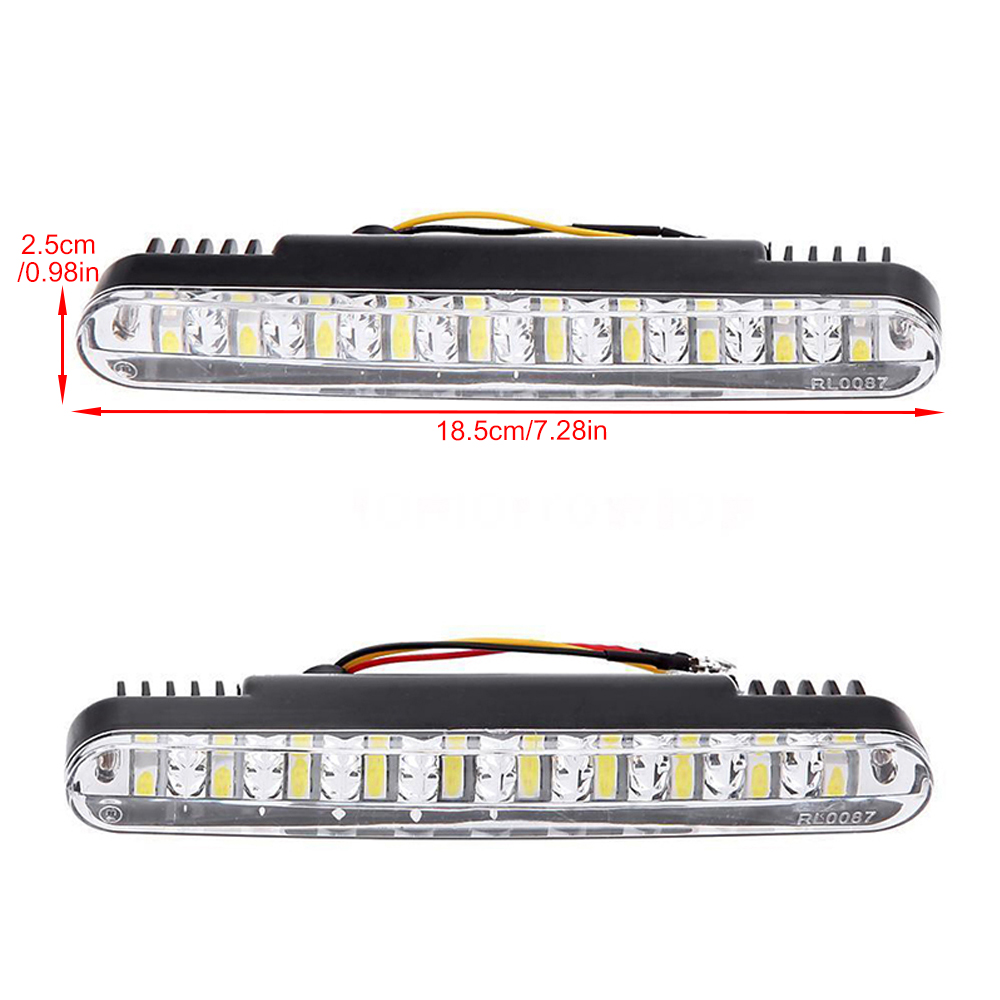AQTQAQ 2Pcs/Set 12V Car 30 LED - Ambient Led Strip review and price