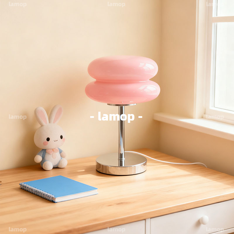 Cream Retro Bedside Table Lamp - Lighting Decor For Bedroom review and price