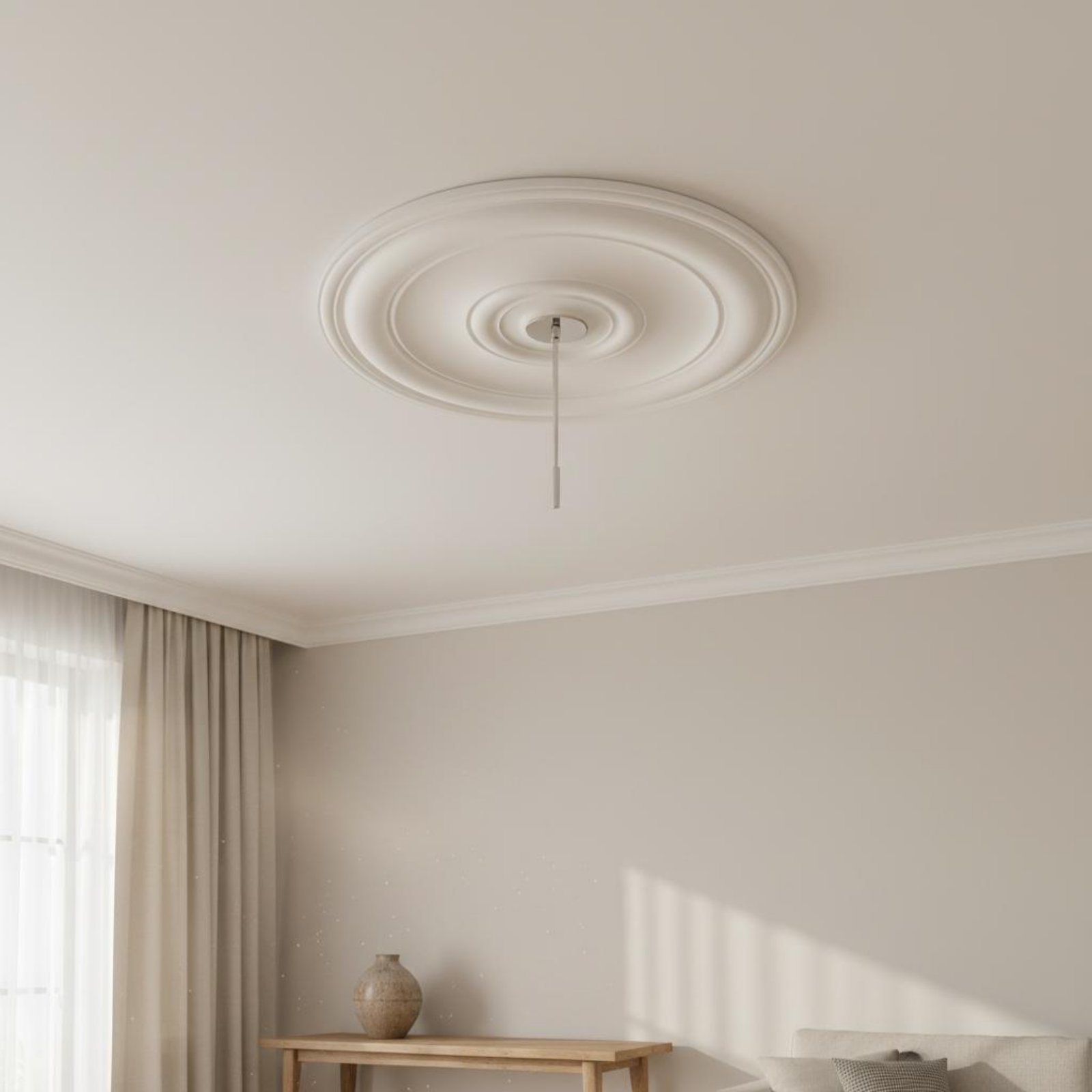Round Ceiling Medallion Europe - Lighting Interior Decor review and price