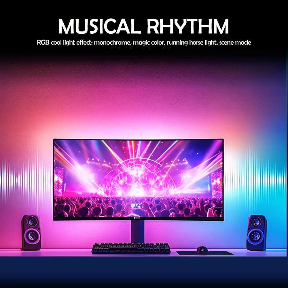 RGB Gaming Lights Strip Monito - Ambient Led Strip review and price