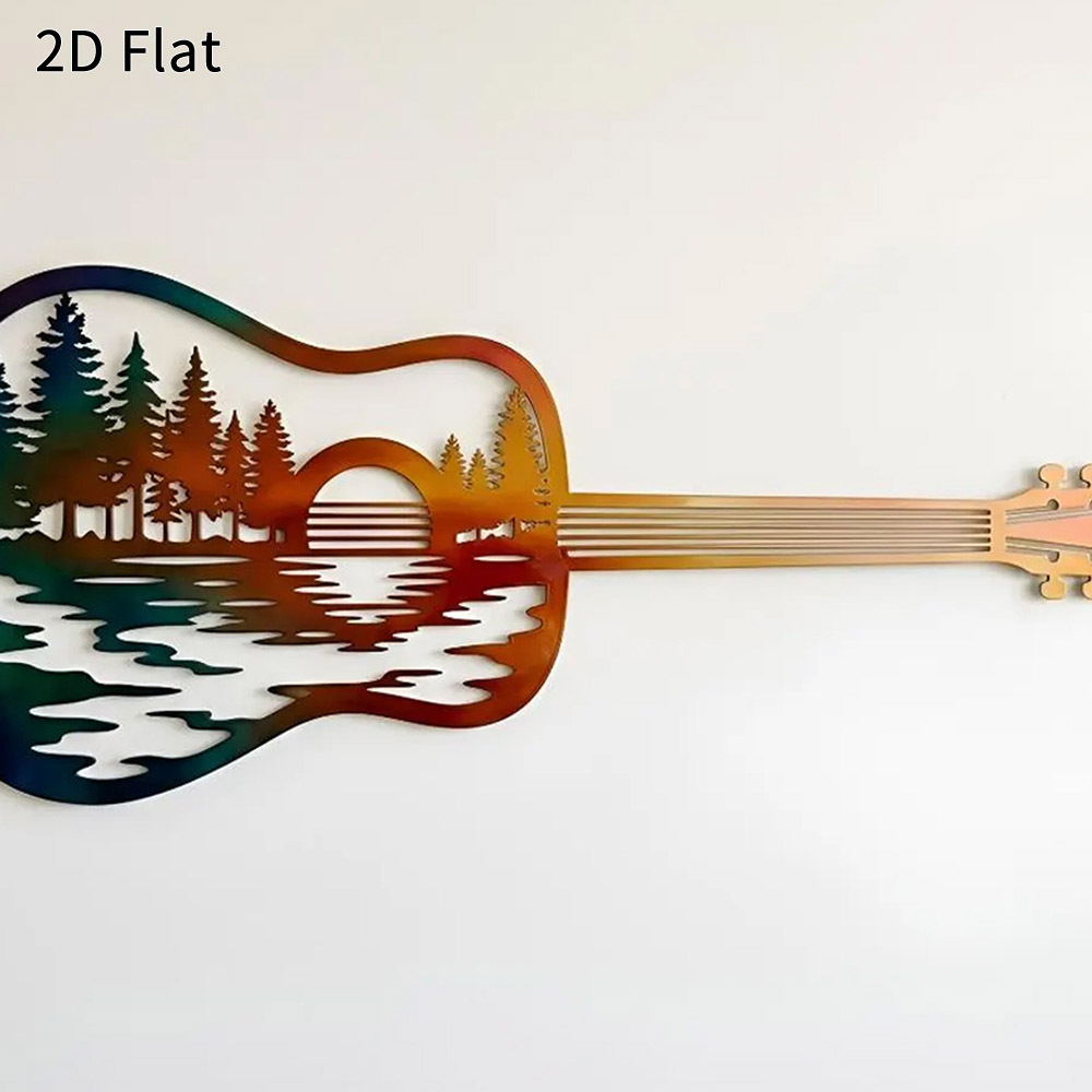 CIFBUY Iron Wall Art Guitar Su - Lighting Interior Decor review and price
