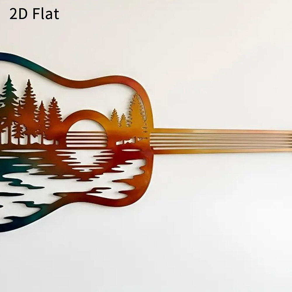 CIFBUY Iron Wall Art Guitar Su - Lighting Interior Decor review and price