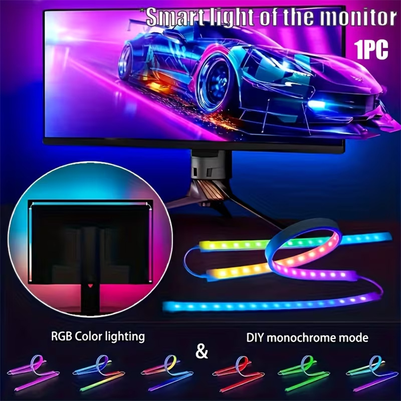 RGB Gaming Lights Strip Monito - Ambient Led Strip review and price