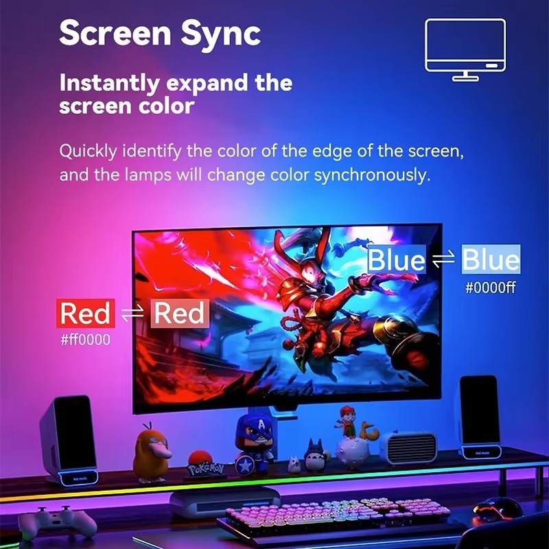 RGB Gaming Lights Strip Monito - Ambient Led Strip review and price