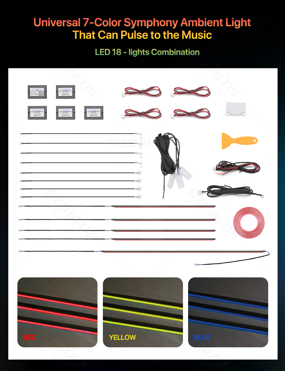 Hot Selling Car Ambient Light  - Ambient Led Strip review and price