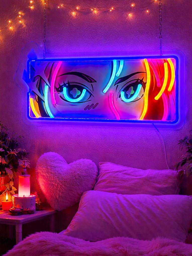 Passionate Eyes Neon Sign USB  - Led Lighting Wall Decor review and price