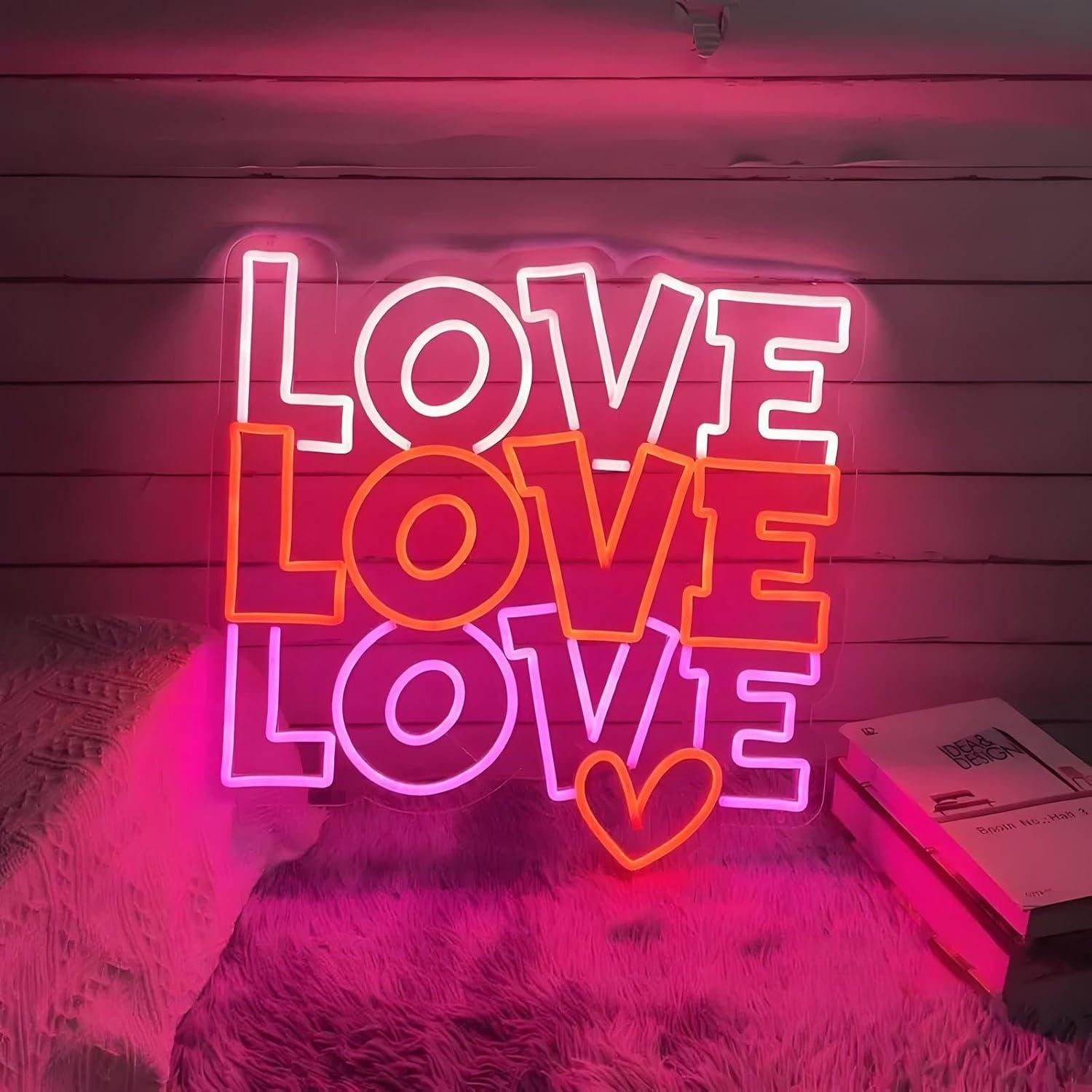 Love Neon Sign USB Dimmable LE - Led Lighting Wall Decor review and price
