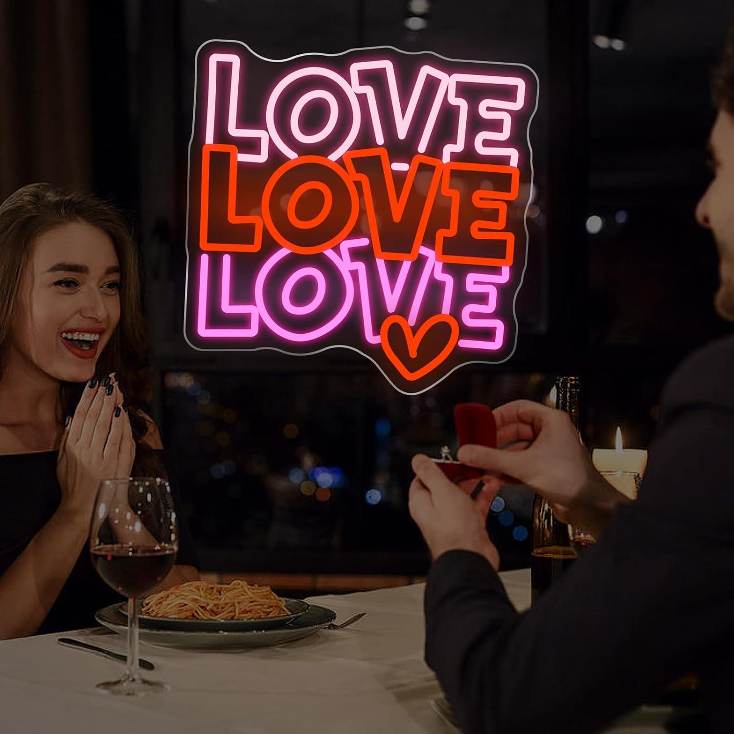 Love Neon Sign USB Dimmable LE - Led Lighting Wall Decor review and price