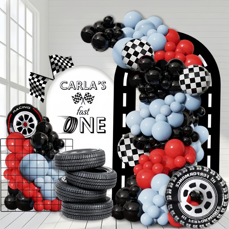 115-Piece Racing-Themed Birthd - Lighting Mcqueen Decor review and price