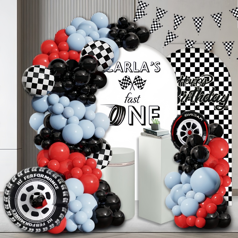 115-Piece Racing-Themed Birthd - Lighting Mcqueen Decor review and price