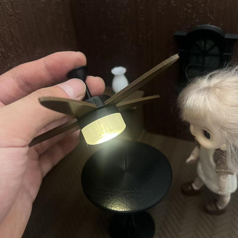 Miniature Ceiling Fan with LED - Lighting Gallery review and price