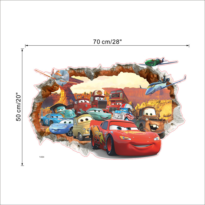 Cars 3 Movie Wall Sticker Deca - Lighting Mcqueen Decor review and price
