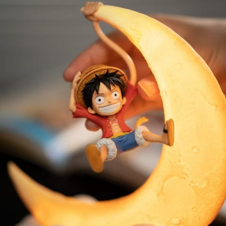 Anime One Piece Luffy Night Li - Led Moon Lamp review and price